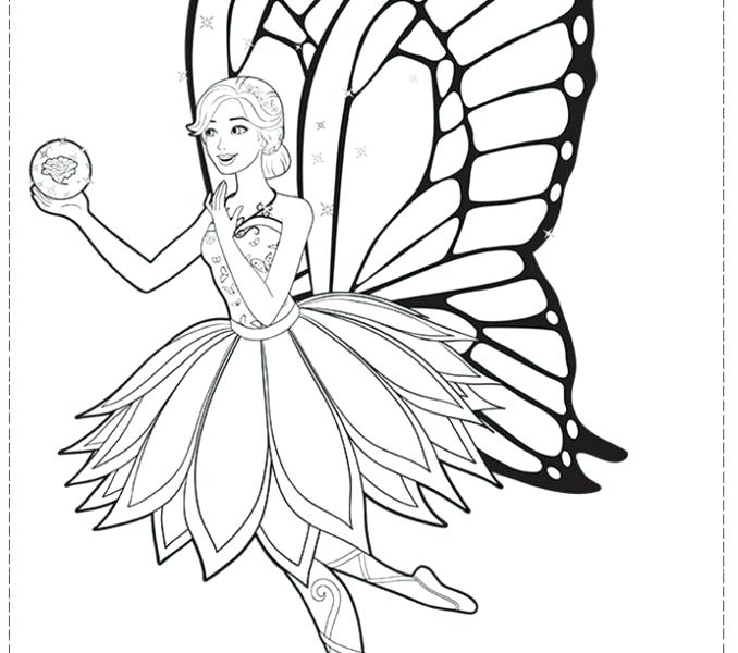 Barbie Birthday Coloring Pages at GetColorings.com | Free printable ...