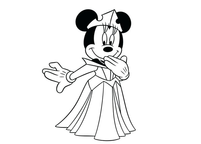 Minnie Coloring Pages Mouse Coloring Page Barbie Princess Pages 700x500 Minnie Coloring Pages Mouse Coloring Page Barbie Princess Pages