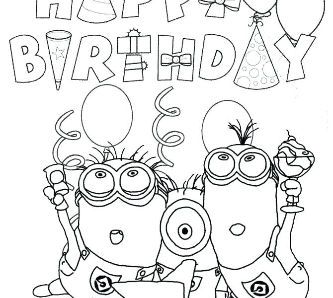Here Are Happy Birthday Color Page Images 670x600 Here Are Happy Birthday Color Page Images