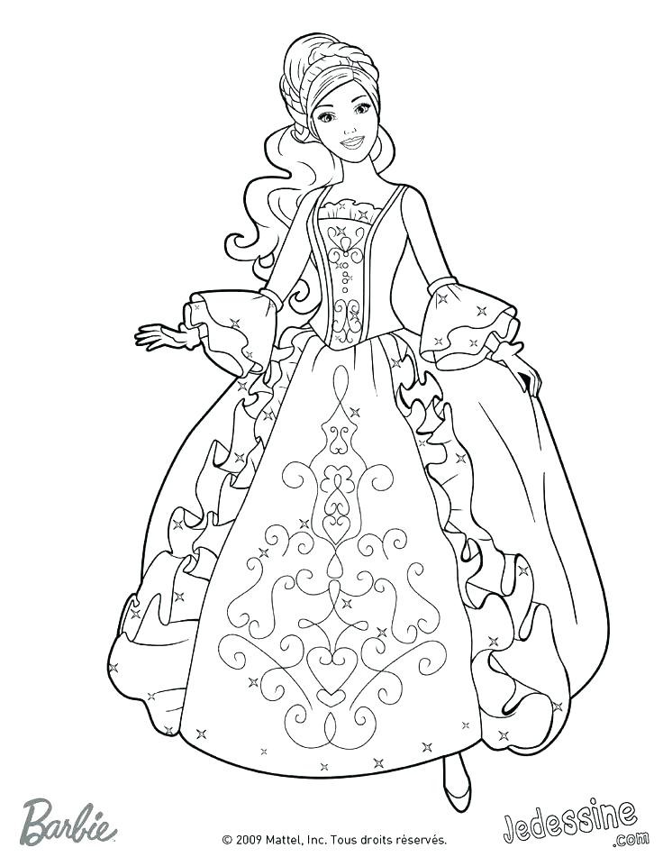 Barbie Coloring Pages Printable Coloring Princess Coloring Pages 736x951 Barbie Coloring Pages Printable Coloring Princess Coloring Pages
