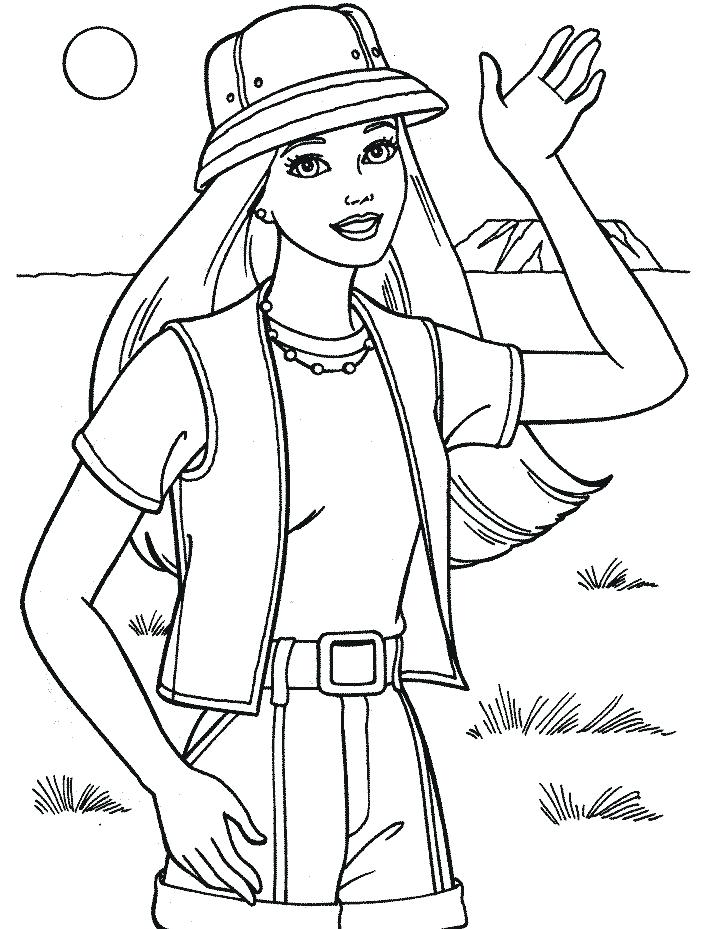 Barbie Online Coloring Online Coloring Pages For Girls Barbie Cure 718x929 Barbie Online Coloring Online Coloring Pages For Girls Barbie Cure