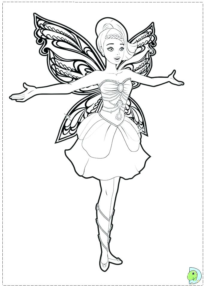 Princess Barbie Coloring Pages Coloring Page Barbie Fairy Princess 691x960 Princess Barbie Coloring Pages Coloring Page Barbie Fairy Princess