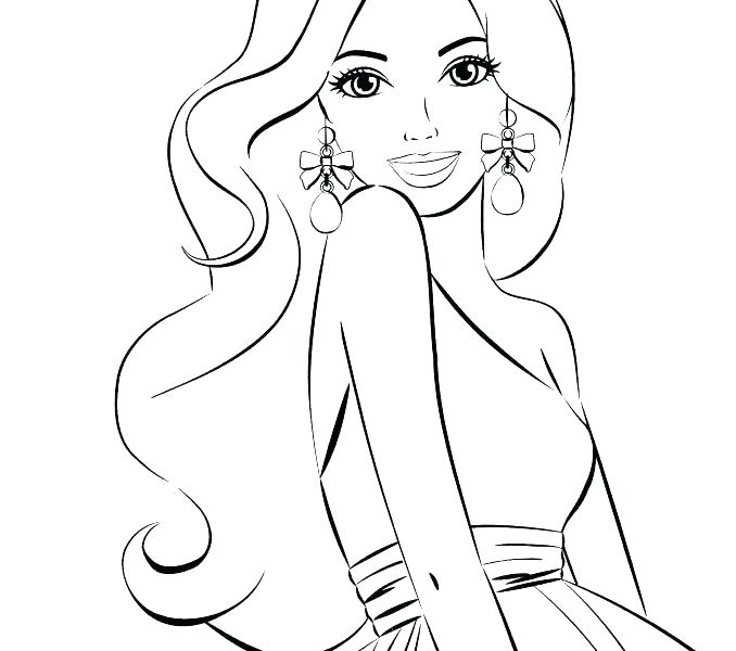 678x600 Barbie Coloring Picture Barbie Coloring Online Barbie Coloring