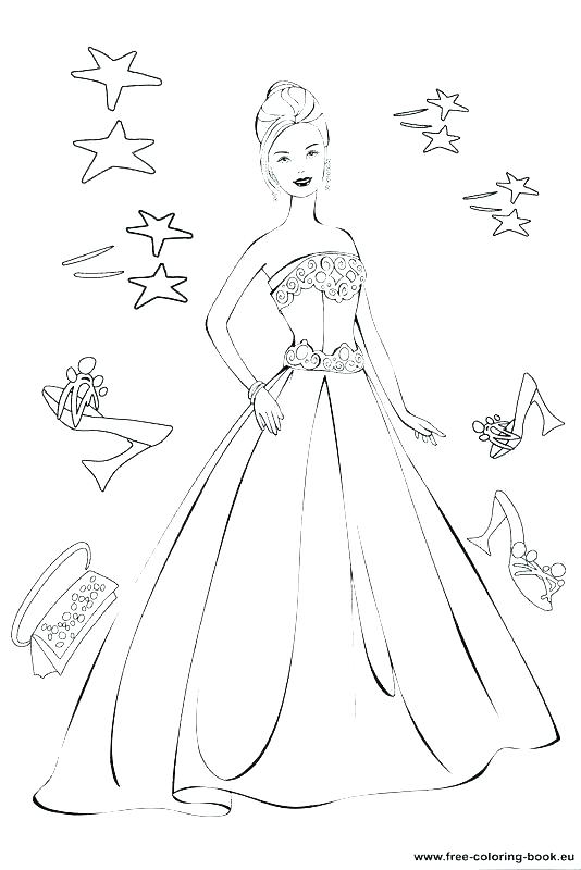 534x800 Barbie Princess Coloring Pages Barbie Color Page Barbie Coloring