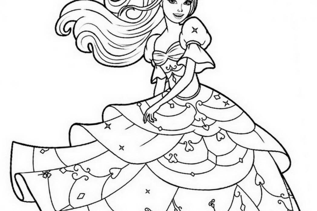 1048x699 Barbie Cartoon Coloring Pages Printable Coloring Pages Barbie Many
