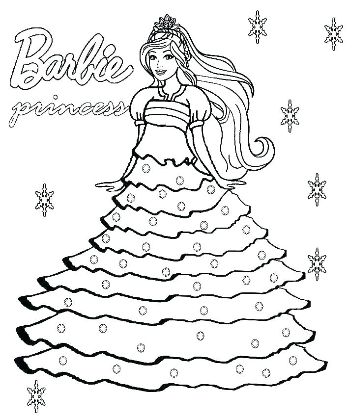 708x850 Printable Barbie Coloring Pages Barbie Coloring Pages Print Also