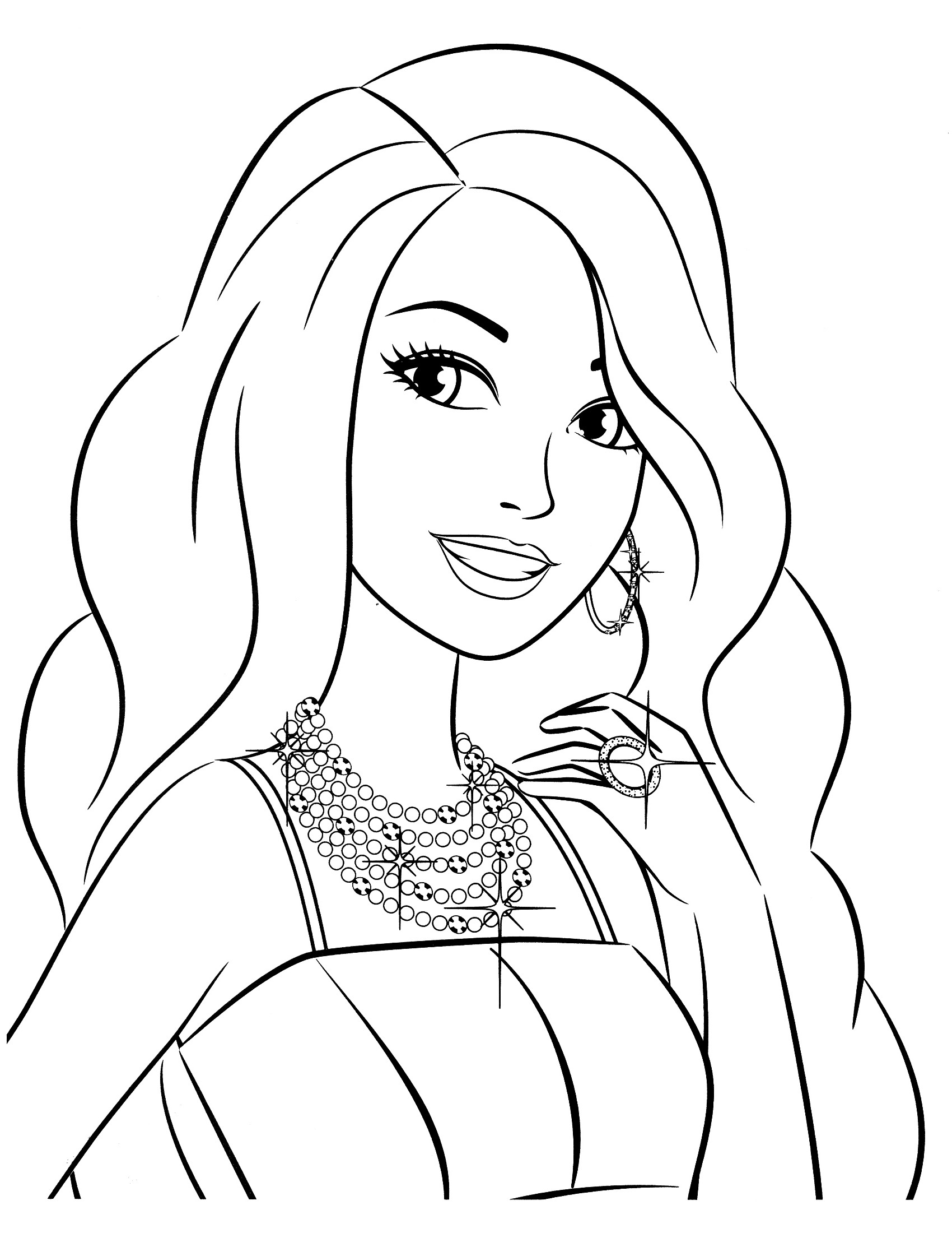 1700x2200 Barbie Coloring Pages That You Can Print New Barbie Coloring Pages