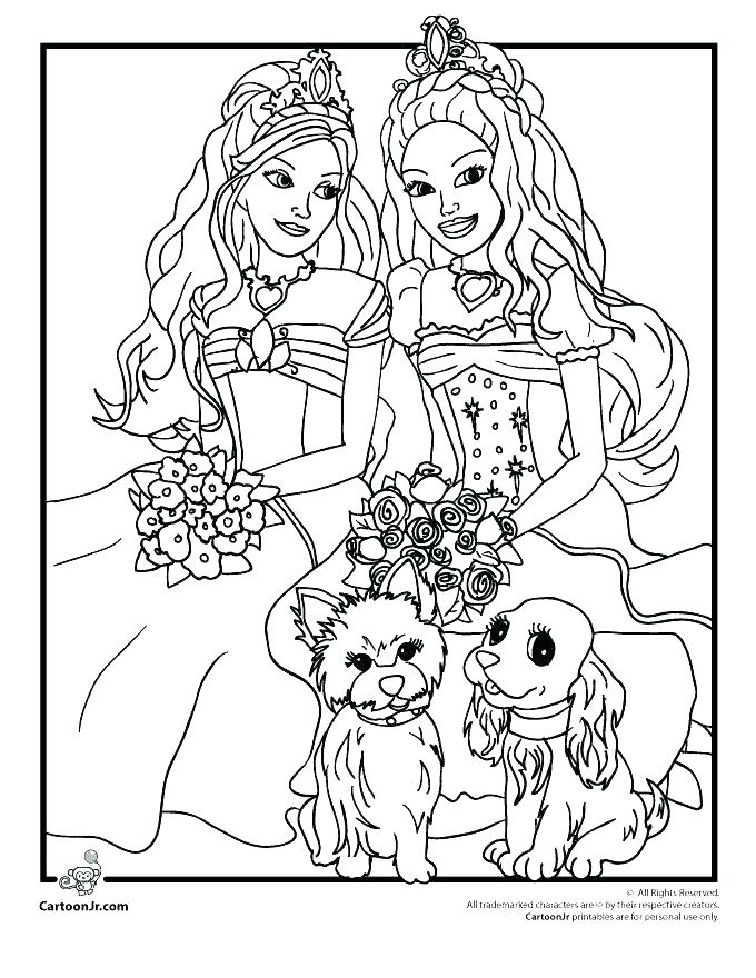 Barbie Dog Coloring Pages at GetColorings.com | Free printable ...
