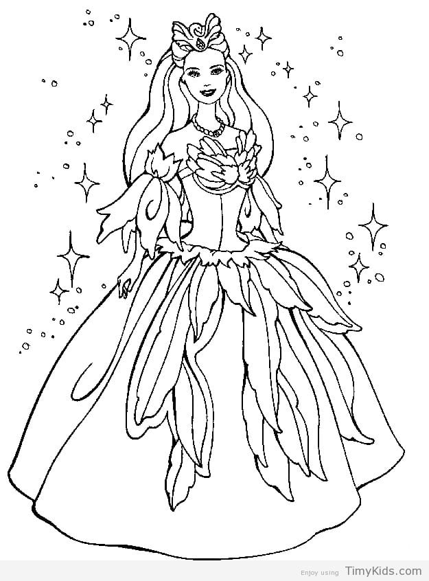 625x846 Barbie Doll Coloring Pages Timykids