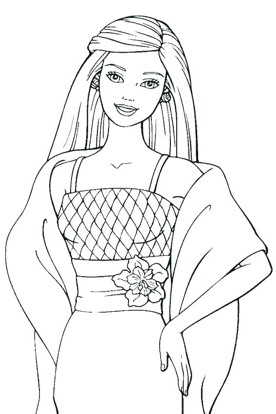 567x850 Barbie Doll Coloring Pages Barbie Doll Coloring Pages Barbie Doll