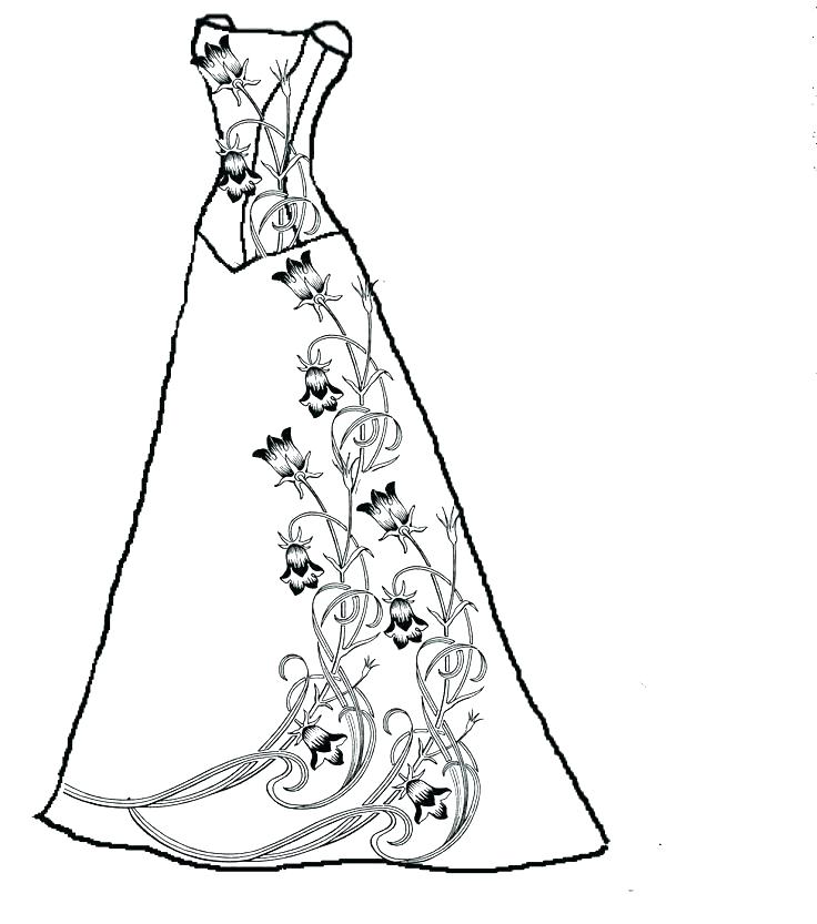 Barbie Wedding Coloring Pages Barbie Dresses Coloring Pages Barbie 736x833 Barbie Wedding Coloring Pages Barbie Dresses Coloring Pages Barbie