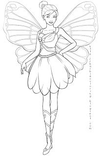 205x320 Fairy Coloring Pages Barbie Mariposa Fairy Coloring Coloring