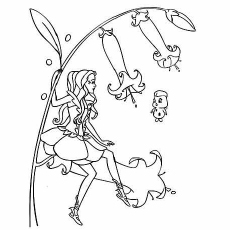 230x230 Top 50 Free Printable Barbie Coloring Pages Online