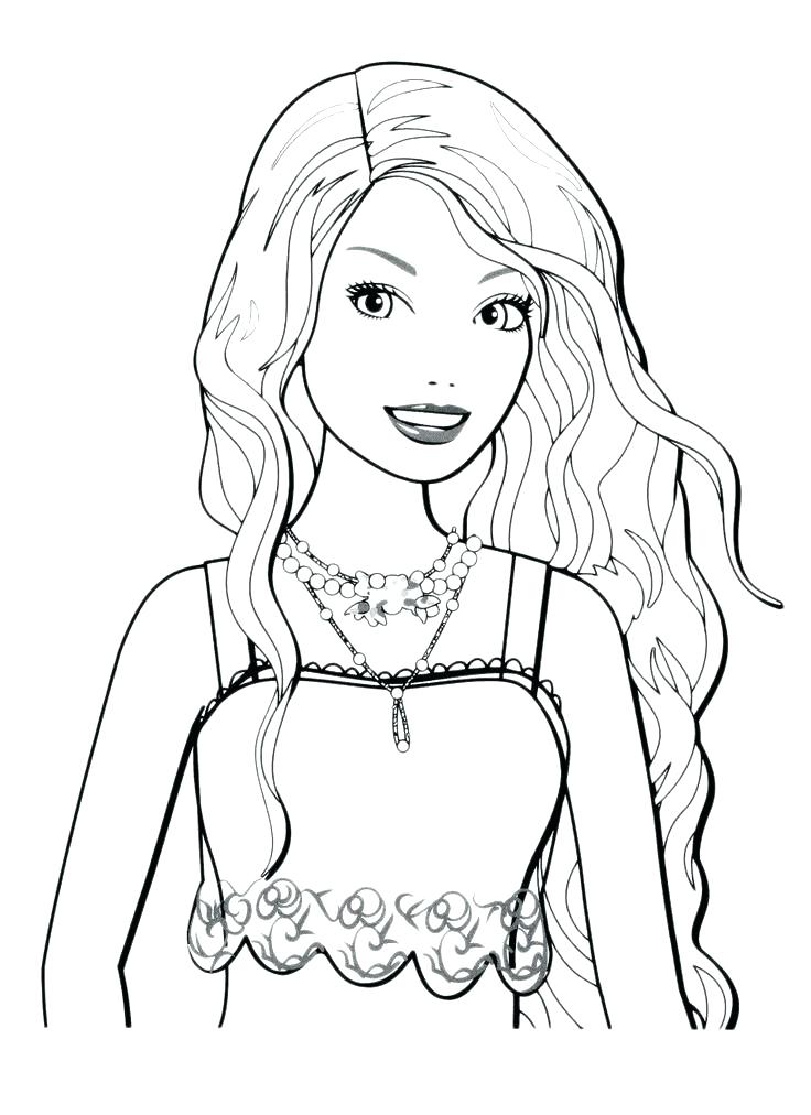 Fashion Barbie Coloring Pages Nice Fashion Girl Coloring Pages 736x1012 Fashion Barbie Coloring Pages Nice Fashion Girl Coloring Pages