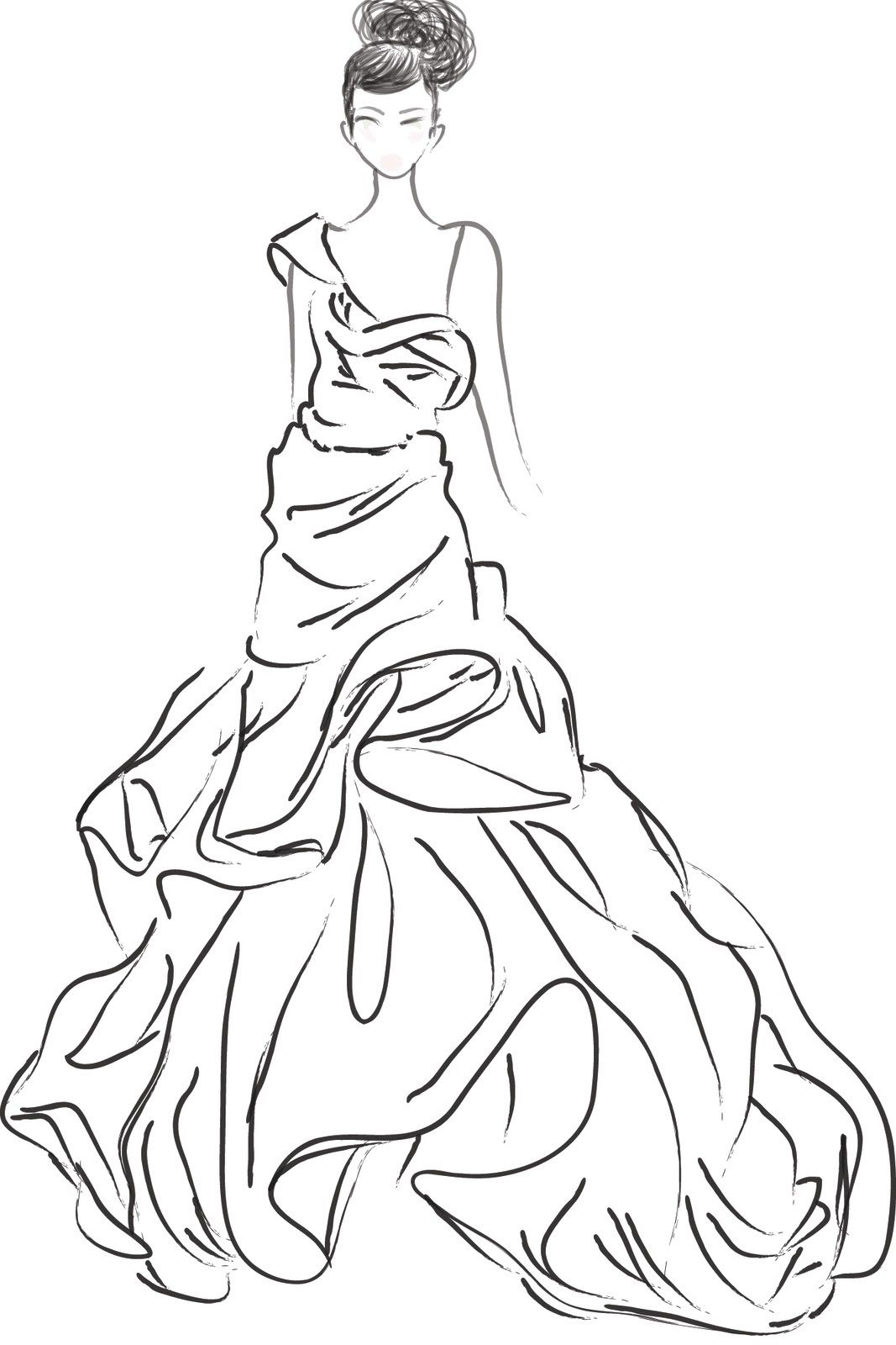 New Barbie Fashion Clothes Coloring Pages Sketches Free Coloring 1067x1600 New Barbie Fashion Clothes Coloring Pages Sketches Free Coloring