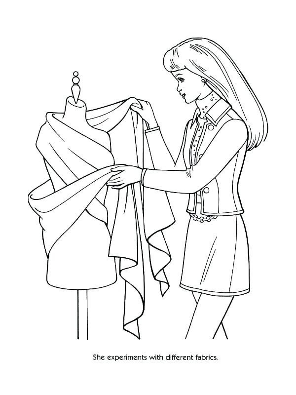 Barbie Fashion Clothes Coloring Pages Printable Coloring Fashion 600x800 Barbie Fashion Clothes Coloring Pages Printable Coloring Fashion
