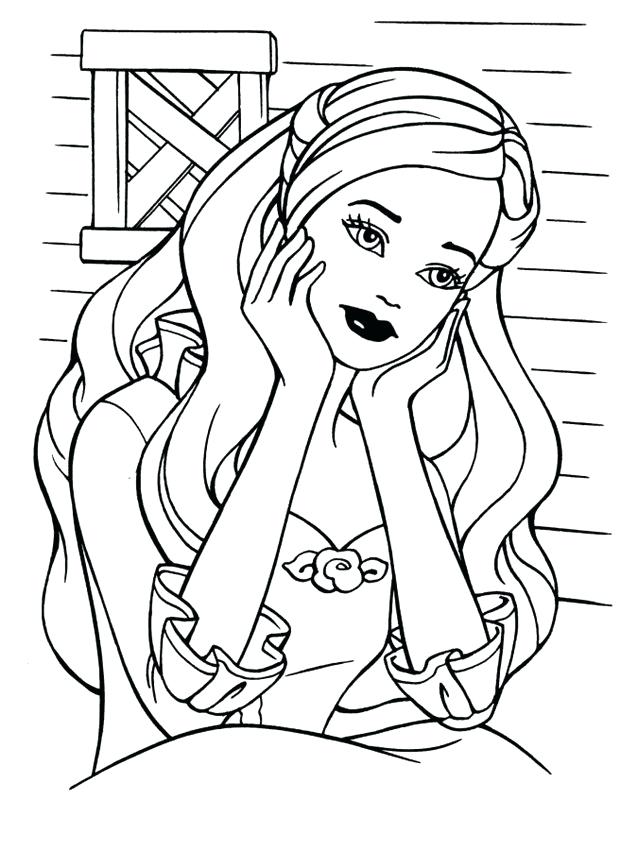 Barbie Girl Coloring Pages at GetColorings.com | Free printable ...