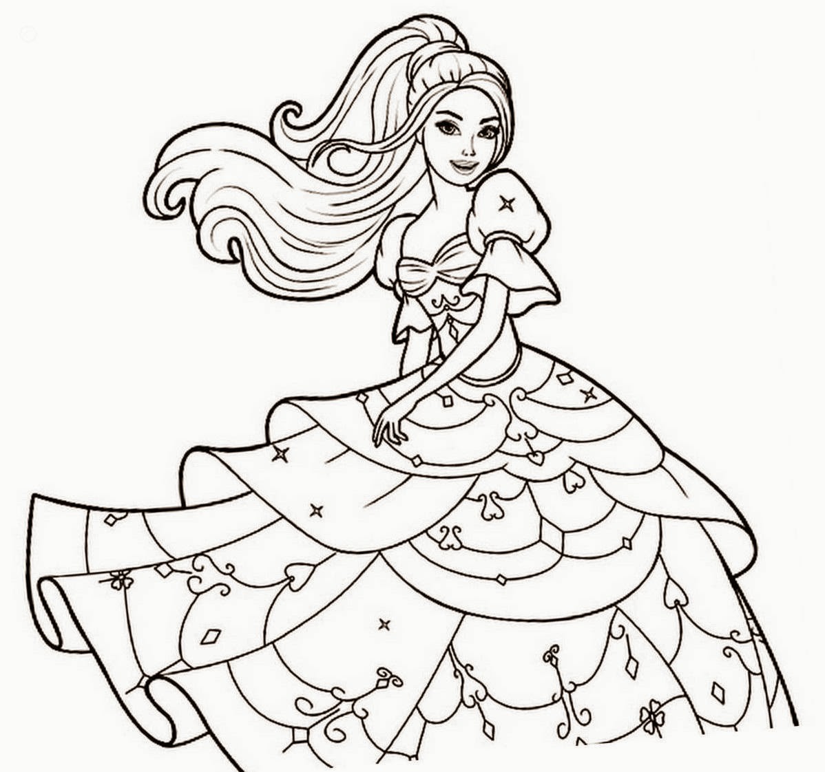 Now Barbie Coloring Books Pages Free 8 13721 1198x1122 Now Barbie Coloring Books Pages Free 8 13721