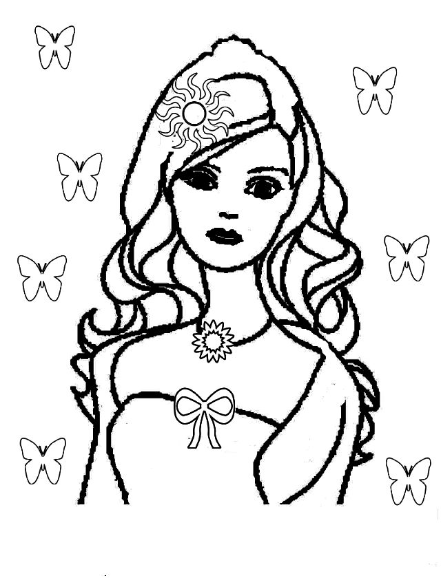 Printable Halloween Coloring Pages Barbie 9