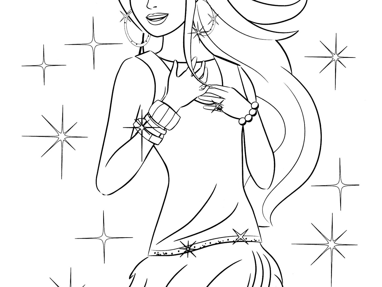 1600x1200 Coloring Pages Of Barbie Princess Charm School Best Of Printable
