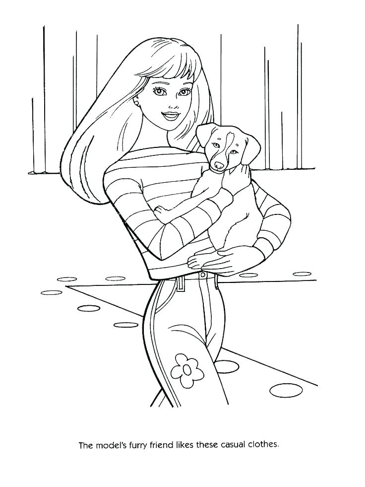 Barbie Horse Coloring Pages at GetColorings.com | Free printable ...