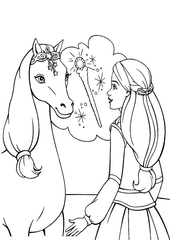 Barbie Magic Pegasus See Fireworks Coloring Pages 555x780 Barbie Magic Pegasus See Fireworks Coloring Pages