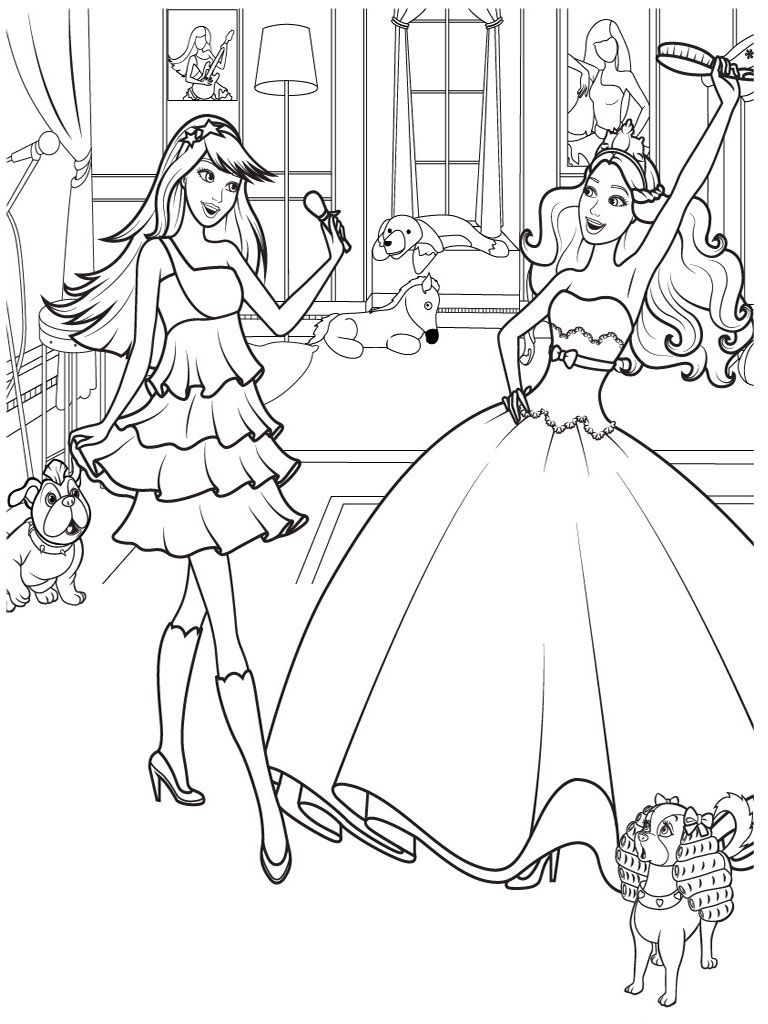 Barbie Horse Coloring Pages 768x1024 Barbie Horse Coloring Pages