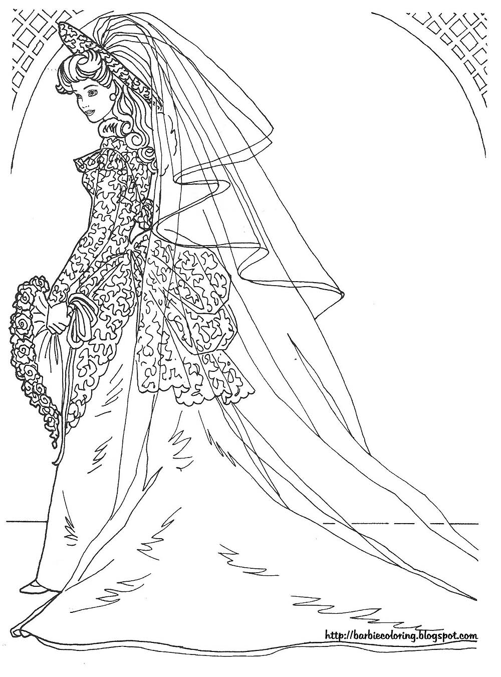 Barbie Ken Coloring Pages