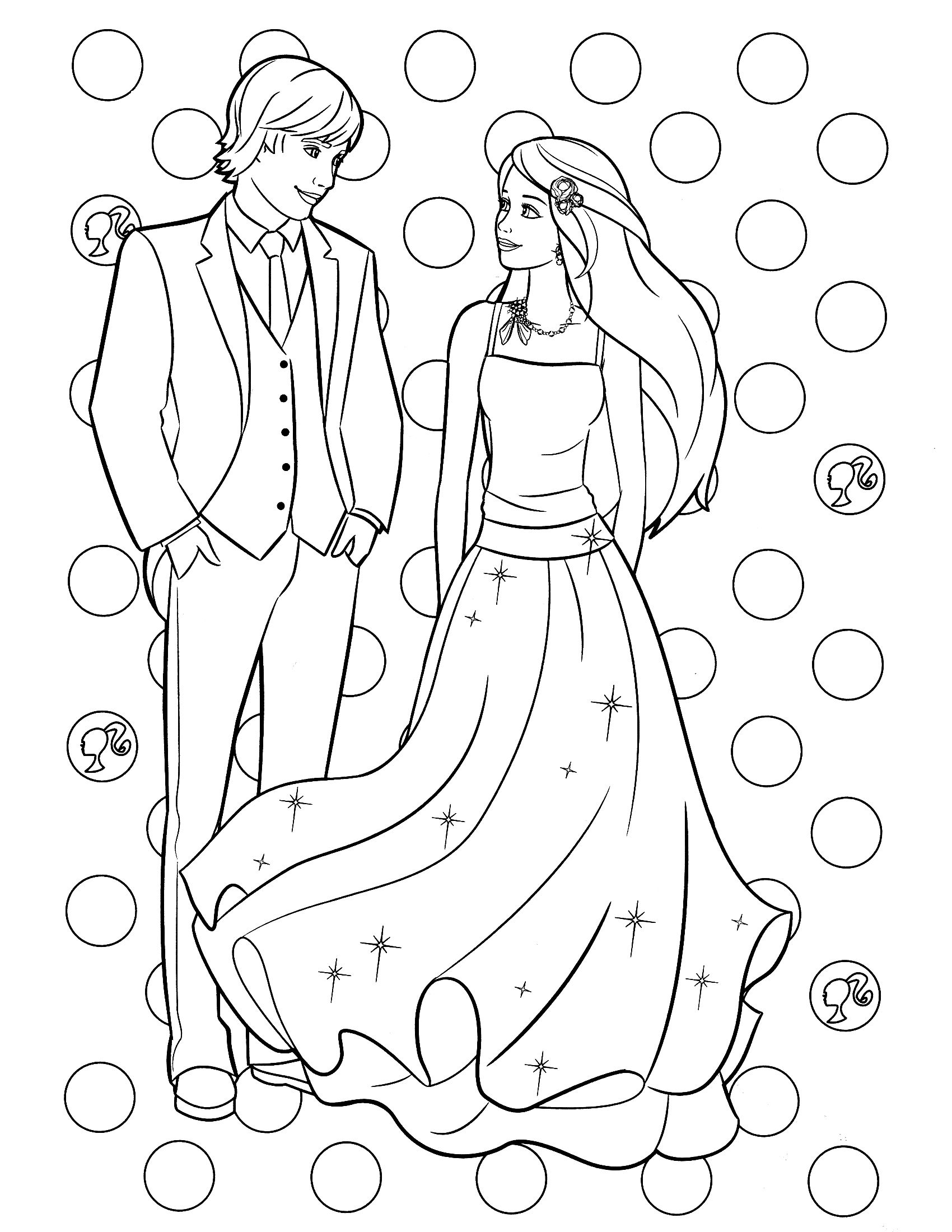 Ken Coloring Pages 1700x2200 Ken Coloring Pages