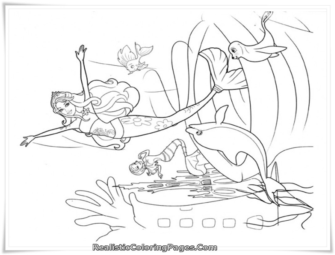 1080x824 Free Coloring Pages Barbie Mermaid New 14