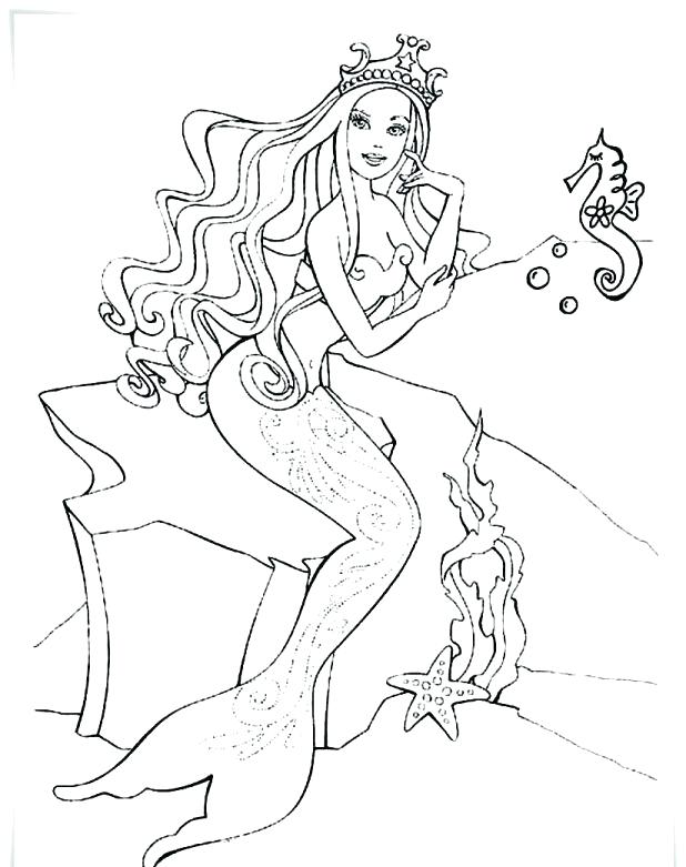 Barbie Mermaid Coloring Pages Extraordinary Barbies Coloring Pages 618x781 Barbie Mermaid Coloring Pages Extraordinary Barbies Coloring Pages