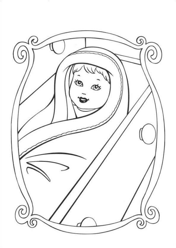Kids N 26 Coloring Pages Of Barbie, Princess And 593x832 Kids N 26 Coloring Pages Of Barbie, Princess And