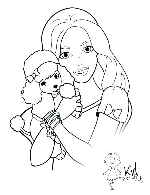 Barbie Coloring Pages Free Barbie Princess Coloring Pages Free 618x800 Barbie Coloring Pages Free Barbie Princess Coloring Pages Free