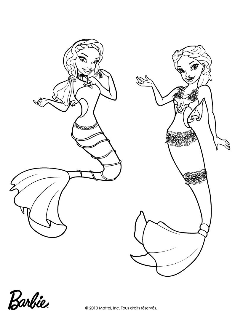 Barbie Mermaid Coloring Pages 820x1060 Barbie Mermaid Coloring Pages