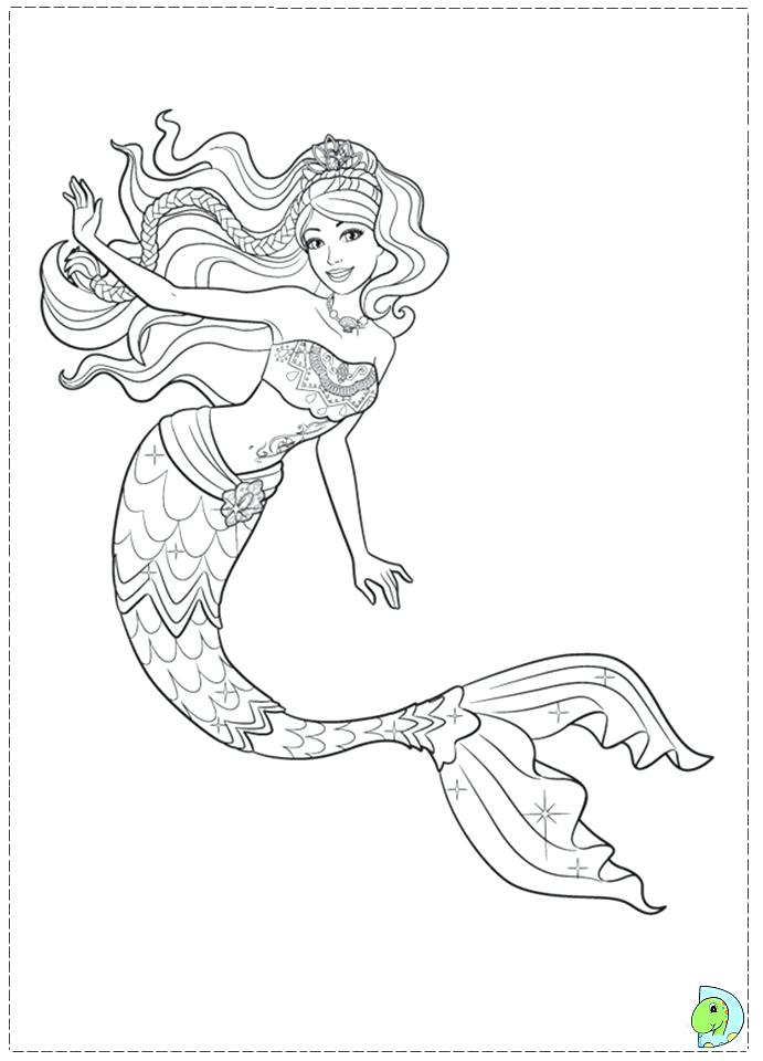 Barbie Princess Mermaid Coloring Pages Barbie Mermaid Coloring 691x960 Barbie Princess Mermaid Coloring Pages Barbie Mermaid Coloring
