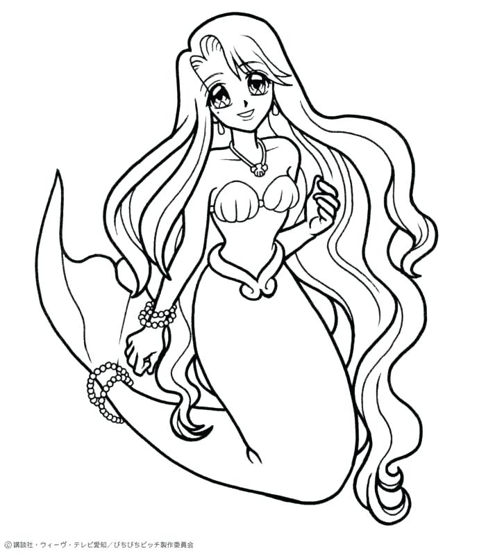 Princess Mermaid Coloring Pages Barbie Princess Mermaid Coloring 700x800 Princess Mermaid Coloring Pages Barbie Princess Mermaid Coloring