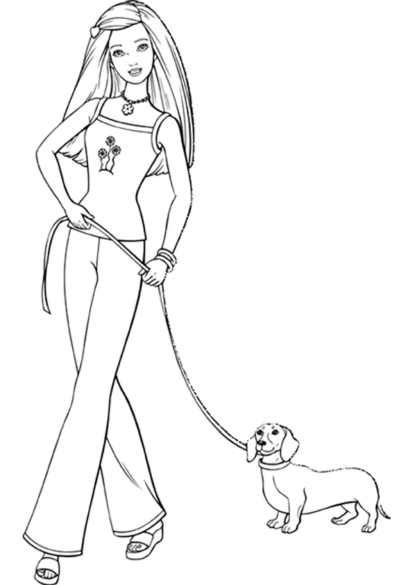 595x842 Best Printable Barbie Coloring Pages Free 755 Printable