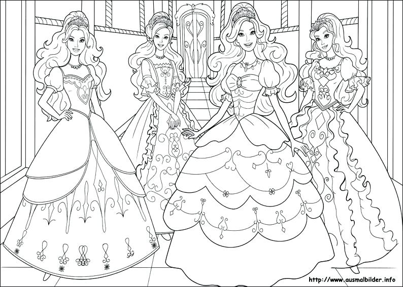 794x567 Coloring Pages Barbie