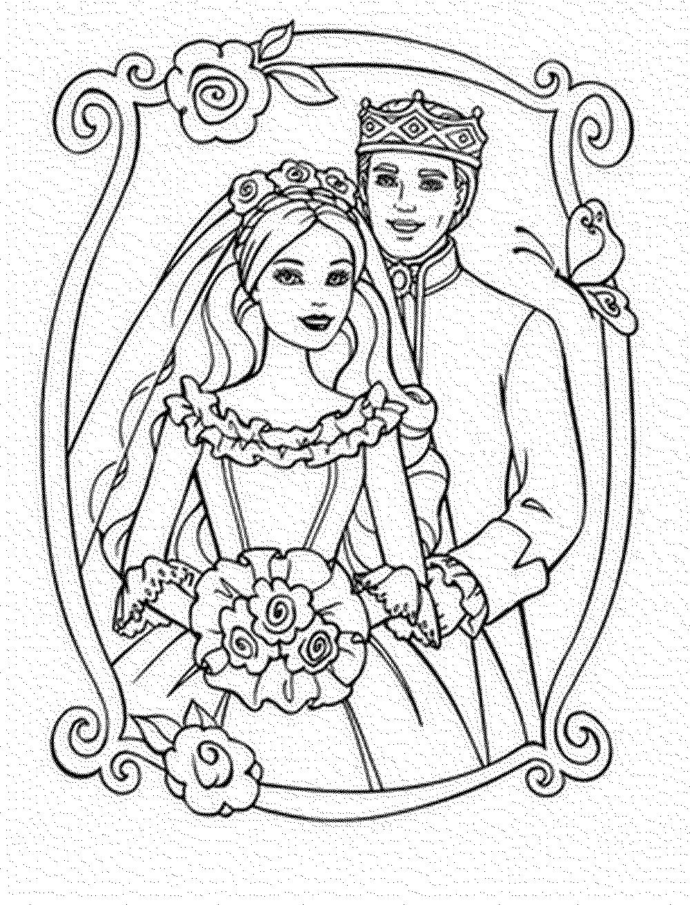 Barbies Coloring Pages 1000x1311 Barbies Coloring Pages