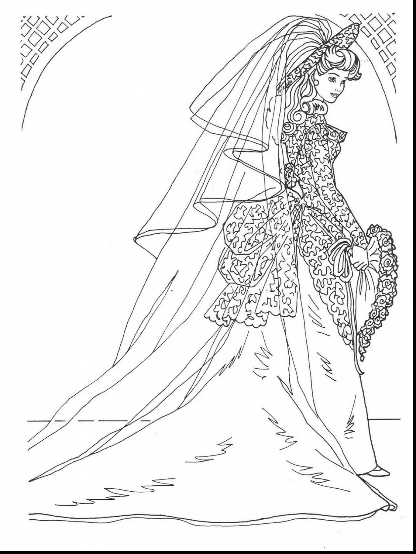 Daring Wedding Dress Coloring Pages Printable Barbie Coloring 1324x1760 Daring Wedding Dress Coloring Pages Printable Barbie Coloring