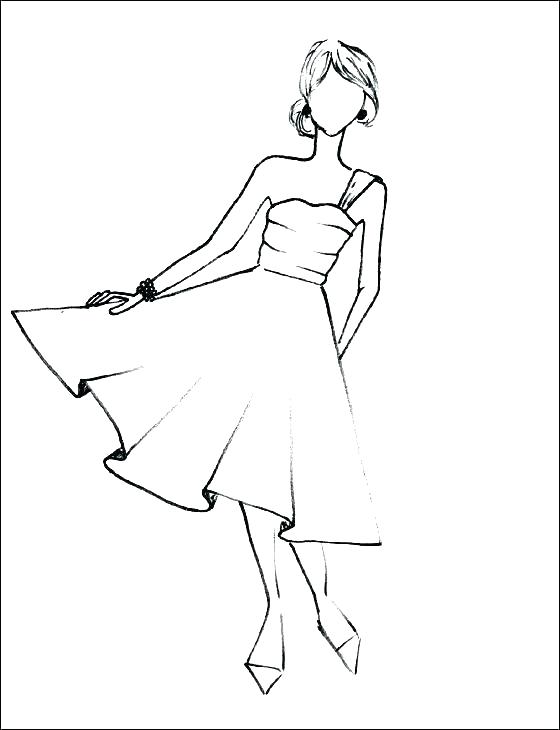 Dress Coloring Page Coloring Pages Dresses Dress Coloring Page 560x730 Dress Coloring Page Coloring Pages Dresses Dress Coloring Page