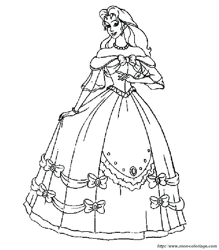 Barbie Wedding Dress Coloring Pages at GetColorings.com | Free ...