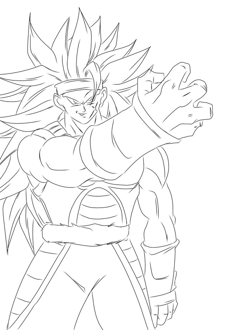 752x1063 Dbz Bardock Colouring Pages, Bardock Coloring Pages
