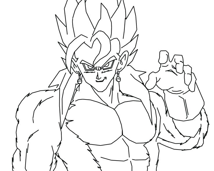 736x588 Dbz Coloring Pages