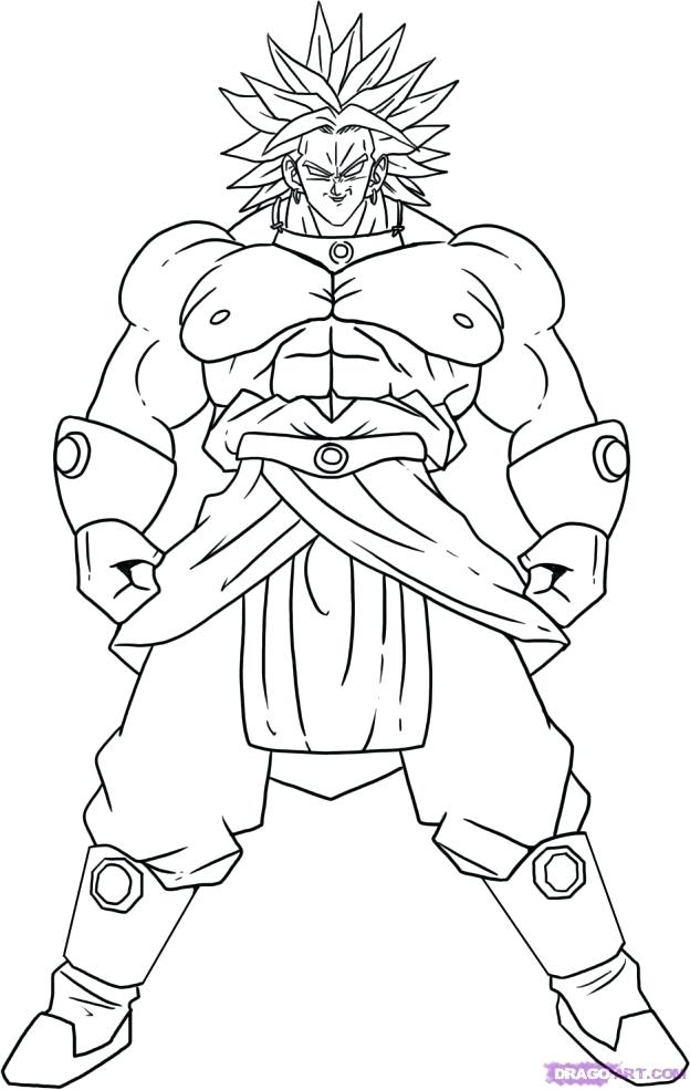 624x985 Dbz Coloring Sheets