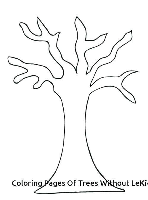 Bare Tree Coloring Page 500x675 Bare Tree Coloring Page