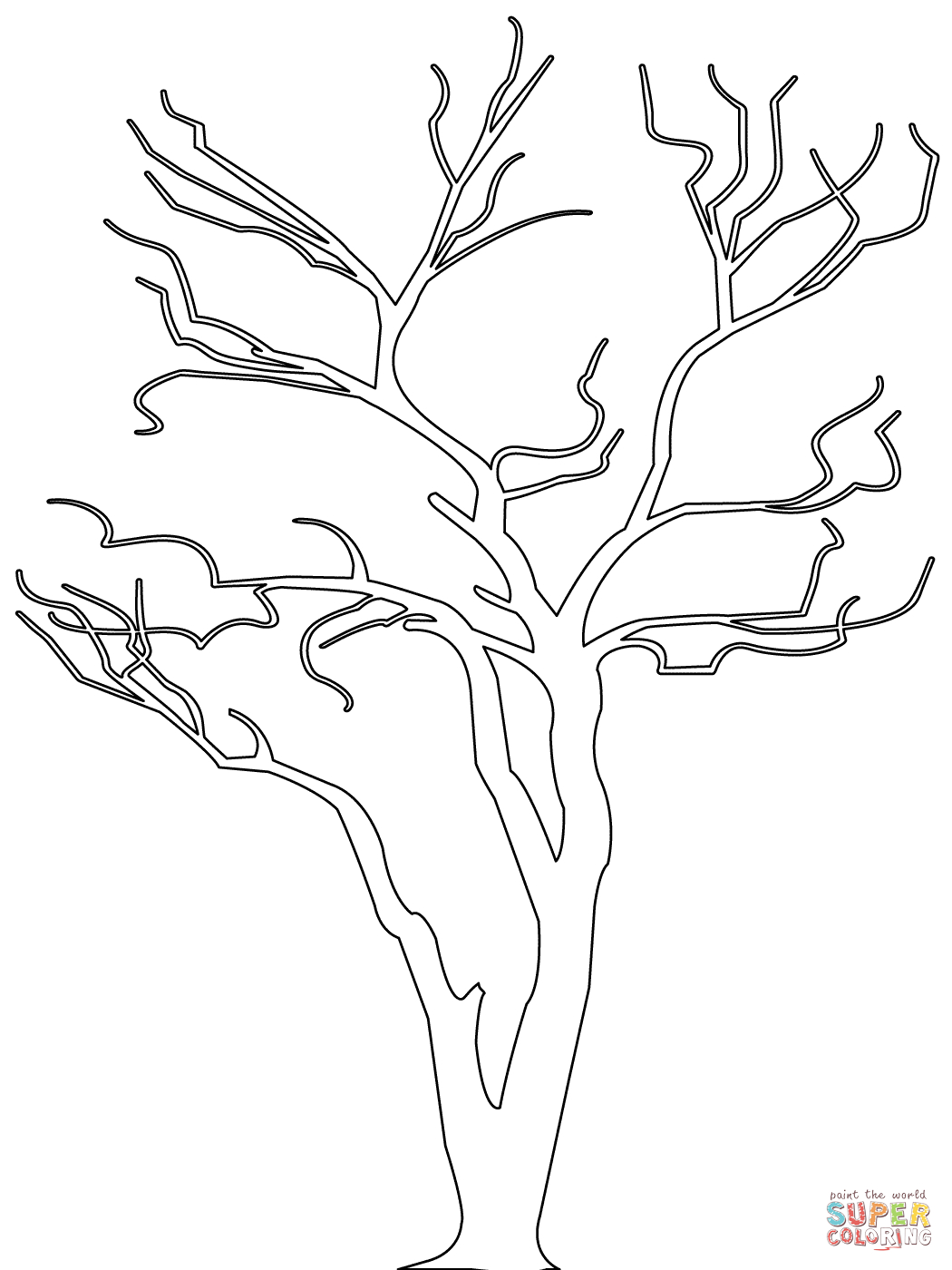 Outline Drawing Of A Tree Bare Tree Outline Coloring Page Free 1050x1400 Outline Drawing Of A Tree Bare Tree Outline Coloring Page Free