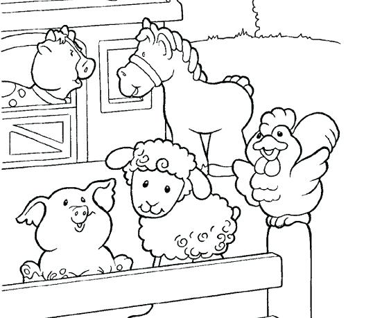 Barn Animals Coloring Pages at - Barn Animals Coloring Pages 21 