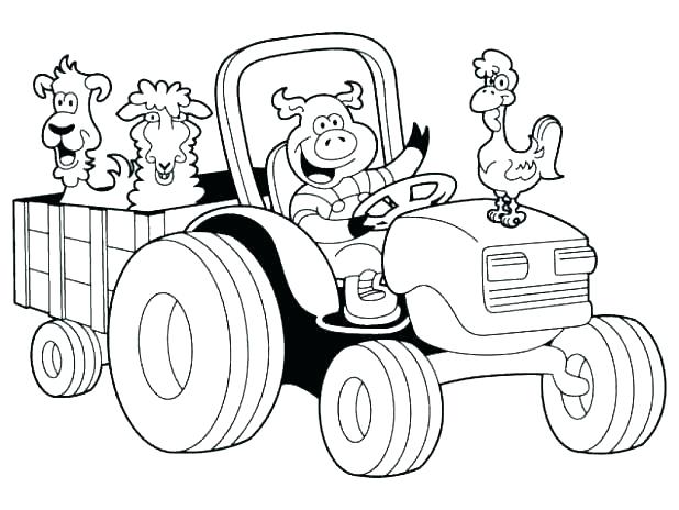 Farm Animal Coloring Pages Icontent 618x464 Farm Animal Coloring Pages Icontent