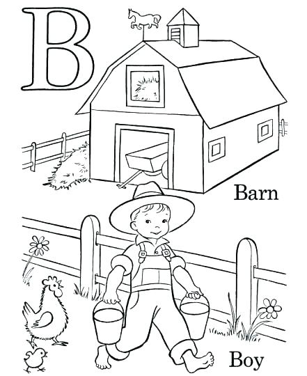 441x540 Barn Coloring Pages Simple Barn Coloring Pages Print Animals